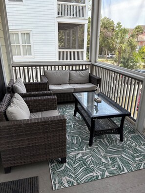 Porch off living room