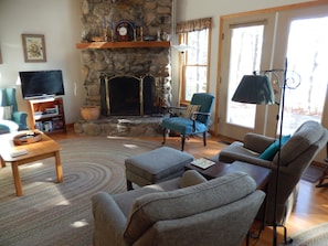 Sitting area of the great room.