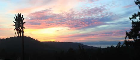 Vue depuis l’hébergement