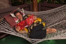 Imagine how comfy you will be. I love the hammocks. Oh, joy!