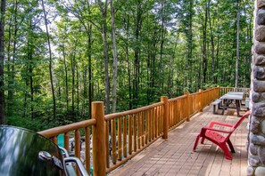 Deck view by grill