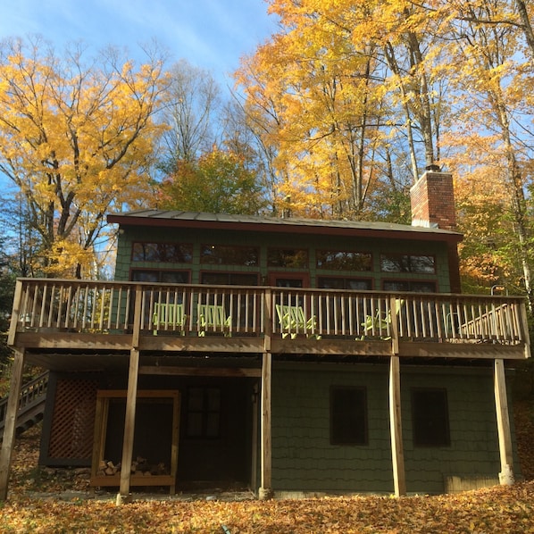 Beautiful 4-season ski chalet on Okemo less than a mile to ski base