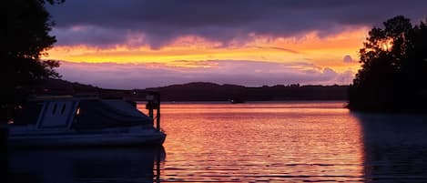 Sunset off dock
