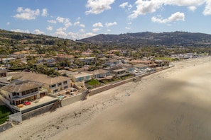 One of only 22 homes directly on the beach.  Very few are for rent.