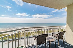 Direct Oceanfront View from Balcony