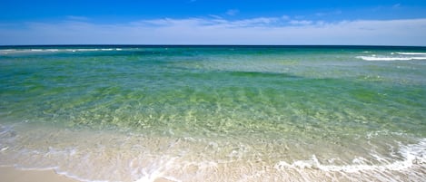 Emerald waters on one longest beaches in Florida. 16 miles of National Seashore