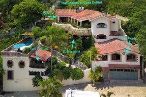 Aerial view of our property.
