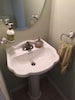 Downstairs bathroom (pedestal sink)