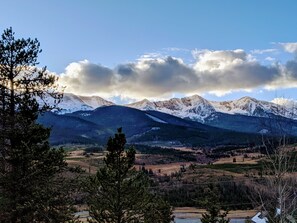 The view in fall from the deck.