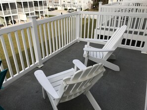Top deck, accessible from upstairs suite