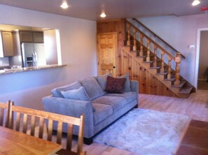 Living room open to kitchen
