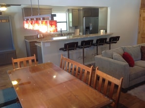 dining room with seating for 8