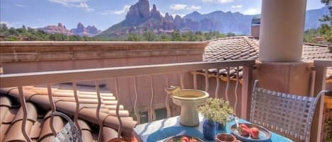 Morning Coffee On Your Private Deck Surrounded By the Red Rocks