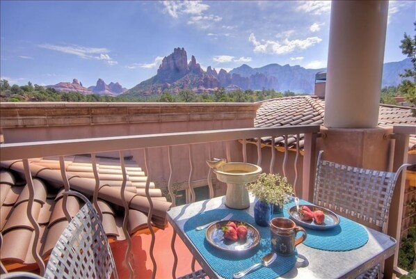 Morning Coffee On Your Private Deck Surrounded By the Red Rocks