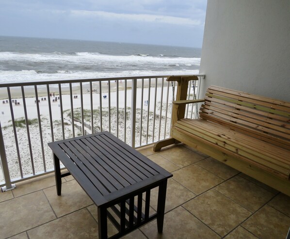 New balcony swing 