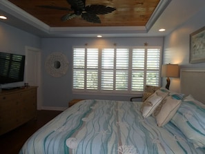 Light filled master bedroom