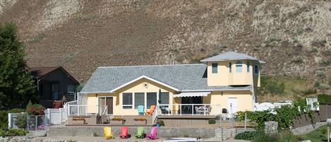 Old Back of House - Deck, yard and beach will be the same after reno.