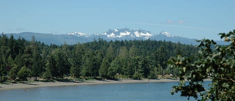 Mount Arrowsmith and Craig Bay from the kitchen