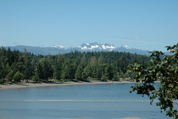 Mount Arrowsmith and Craig Bay from the kitchen