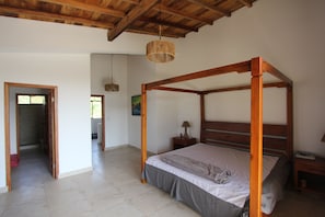 Master Bedroom with private Bathroom, walking closet, balcony and AC.