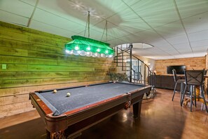 Large billiards room