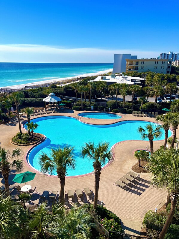 View from balcony west