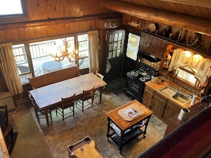 Overhead of kitchen