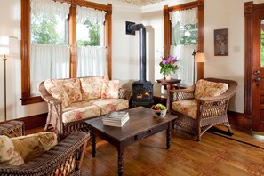 Living Room with Fireplace