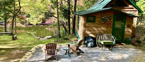 Cabin on Middle Branch of the Moose River. Shared dock with another dwelling