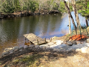 New steps to the dock
