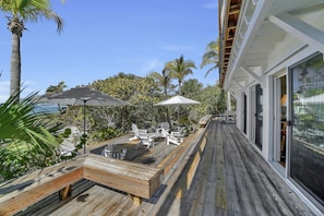 Gulf Coast deck off the Main House's living space.