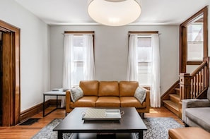 Cozy and inviting living room.