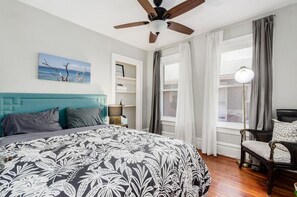 Bedroom #2 is located on the second floor and has a queen bed.