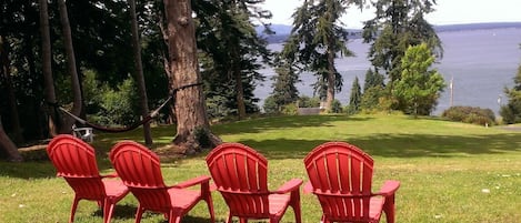 Relax with a view of Admiralty Inlet.