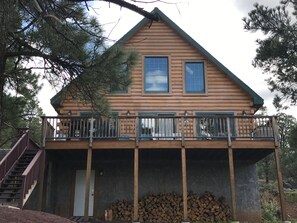 Juniper, Pinion and Pine cover the 10 acres 