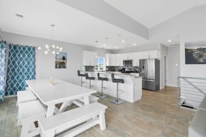 Kitchen and dining room