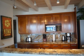 looking at kitchen from living area