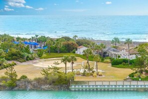 Oceanfront Beach Club, Volleyball Court, and Playground