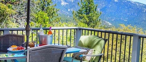 The best views in Idyllwild. All from our beautifully furnished private deck.