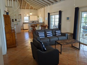 Main Level - Living room, Dining room and Kitchen