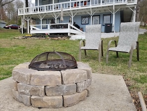 Feel Free to enjoy the fire pit