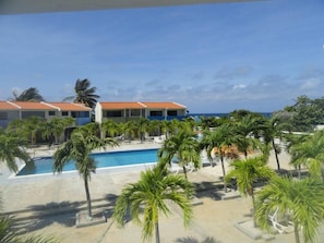 Ocean view from poolside bedroom 