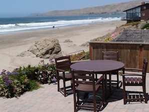 The ocean front patio is where you will likely spend most of your time