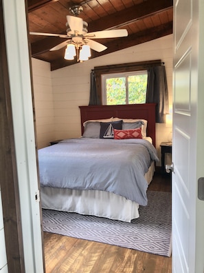 Queen bed, bedroom 2 of 2. Main floor.