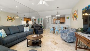 Open Concept Living, Dining, Kitchen