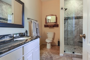 Suite 3- Bathroom w Walk in Shower