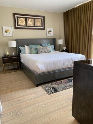 Master bedroom with California king! 