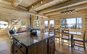 Big open kitchen and lots of space to entertain your guests.