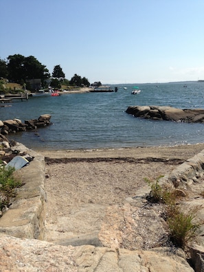 Neighborhood Beach at mid-HighTide