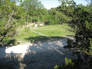 View from front deck, Frio River